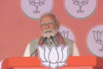 ‘Delhi will not tolerate AAP’s jhoot and loot’: PM Modi at BJP’s poll rally in Kartarpur