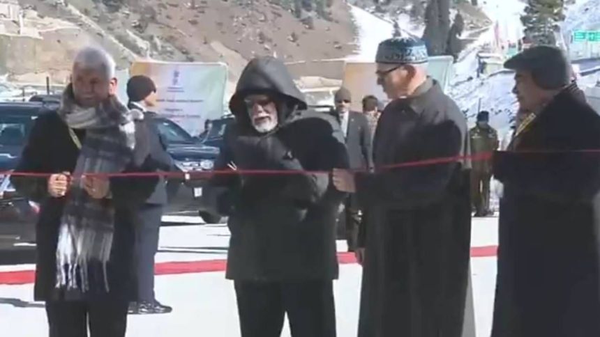 PM Modi inaugurates 6.5 km long Z-Morh tunnel in J&K