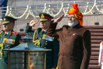 PM Modi opts for multi-coloured turban with bandhgala coat on 76th Republic Day