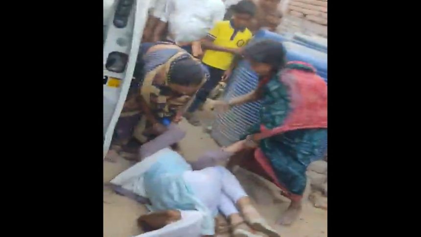 Pregnant woman ‘kicked, hit with sticks’ by in-laws in Chhattisgarh, video goes viral 1 Pregnant woman ‘kicked, hit with sticks’ by in-laws in Chhattisgarh, video goes viral