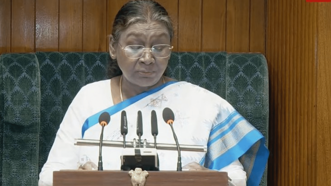 ‘Work progressing 3 times faster in 3rd term of govt’, says President Murmu at Parliament