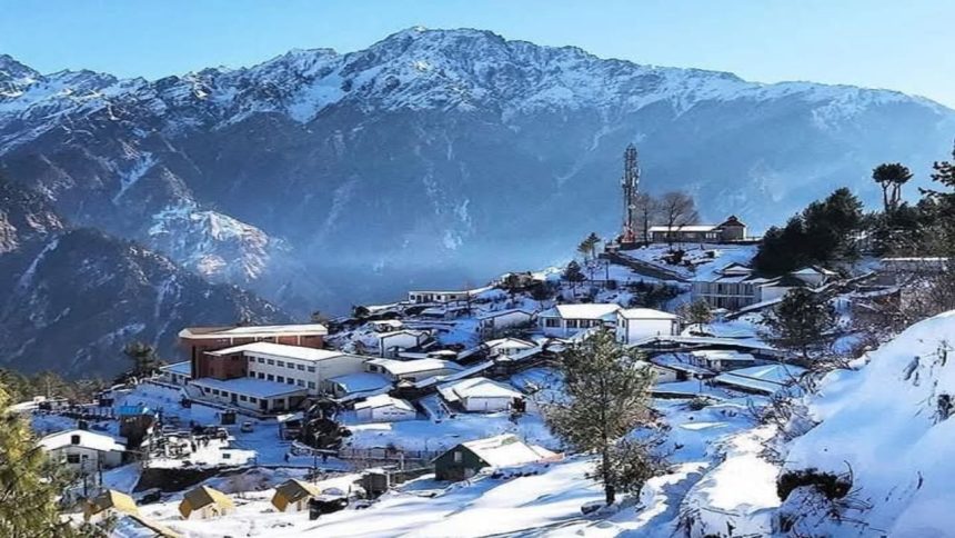 Snowfall returns to Uttarakhand mountains, wrapping valleys in white sheet of snow