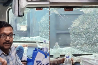 Train carrying Maha Kumbh pilgrims from Gujarat to Prayagraj pelted with stones