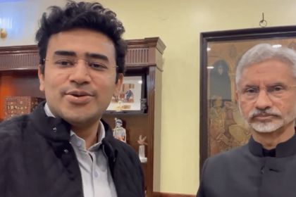 US Consulate in Bengaluru: Tejasvi Surya thanks EAM S Jaishankar with Mysore Pak