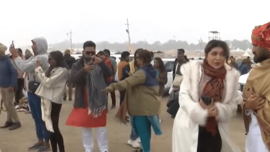 WATCH: 21 Delegates from 10 nations witness holy rituals at Maha Kumbh’s Sangam