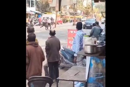 Traffic cop pushes man to ground, kicks and slaps him as MP Governor’s convoy goes by