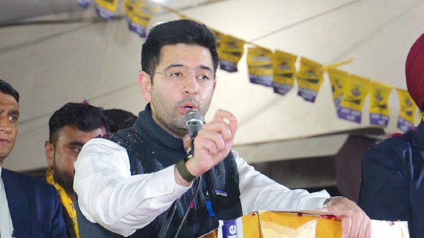 MP Raghav Chadha’s powerful appeal at Rohtas Nagar rally: ‘Press jhadu button, save Rs 25,000 Every Month’ 1 MP Raghav Chadha’s powerful appeal at Rohtas Nagar rally: ‘Press jhadu button, save Rs 25,000 Every Month’