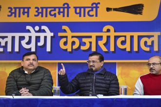 ‘People must not vote for corrupt’: Kejriwal after EC’s clean chit to Pravesh Verma