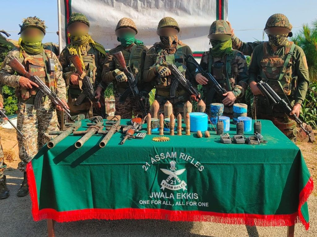 manipur weapons seizure