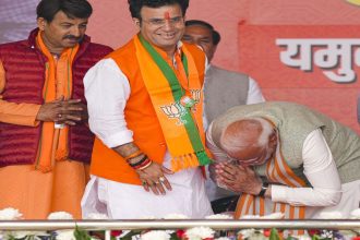 Ravinder Singh Negi: BJP Patparganj candidate whose feet PM Modi touched thrice at a rally