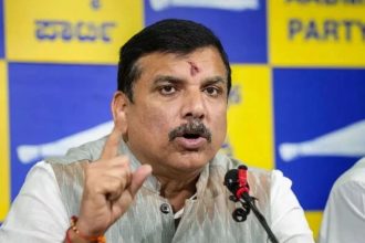 ‘AAP fighting for rights of Purvanchalis’: Sanjay Singh slams BJP’s allegations