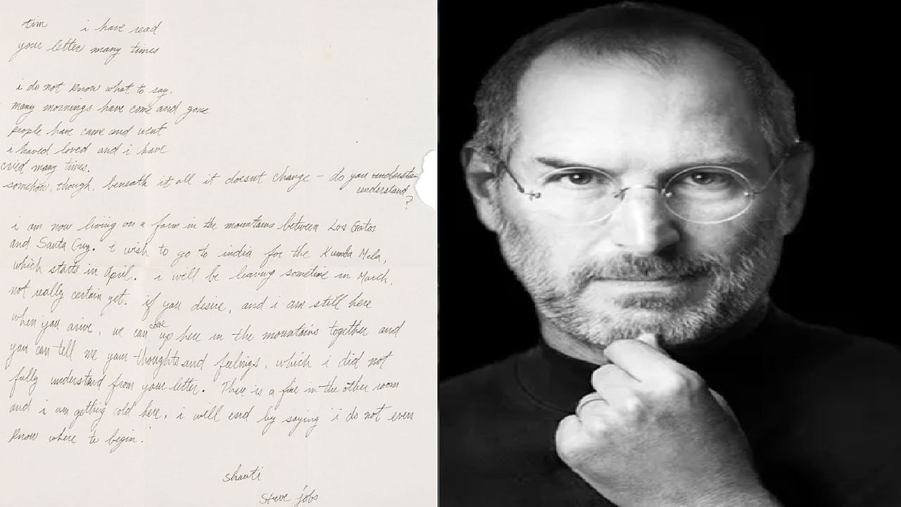 Steve Jobs’ Kumbh Mela letter: 1974 handwritten note auctions for Rs 4.32 cr