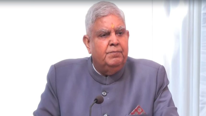 ‘Absence of dialogue can be death-knell for democratic institutions’: Dhankhar