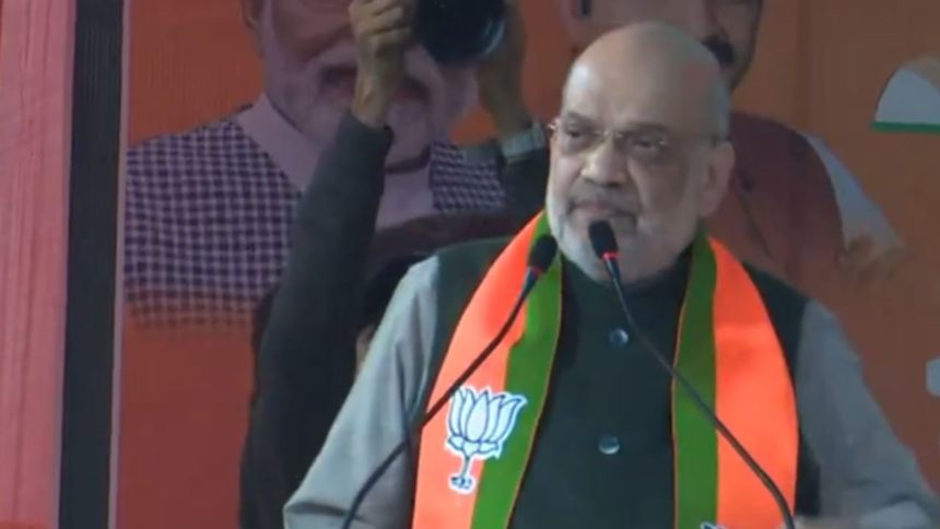 ‘People ready to sweep them out with a jhadoo’: Amit Shah’s scathing attack on AAP