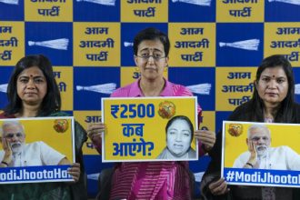 ‘Women of Delhi betrayed’: Atishi questions Delhi CM over delay in Rs 2,500 aid