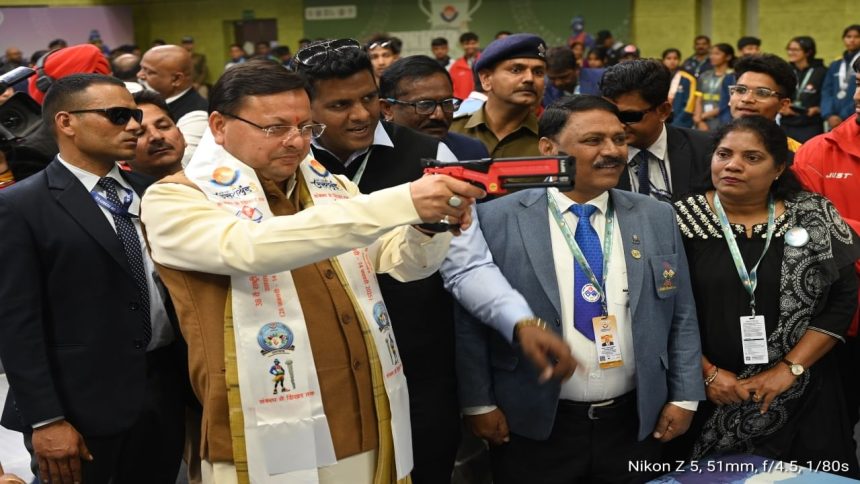 CM Dhami reviews final preparations for National Games closing ceremony on Feb 14