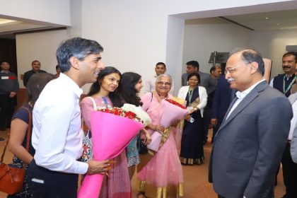 Former British PM Rishi Sunak visits Parliament with family | WATCH