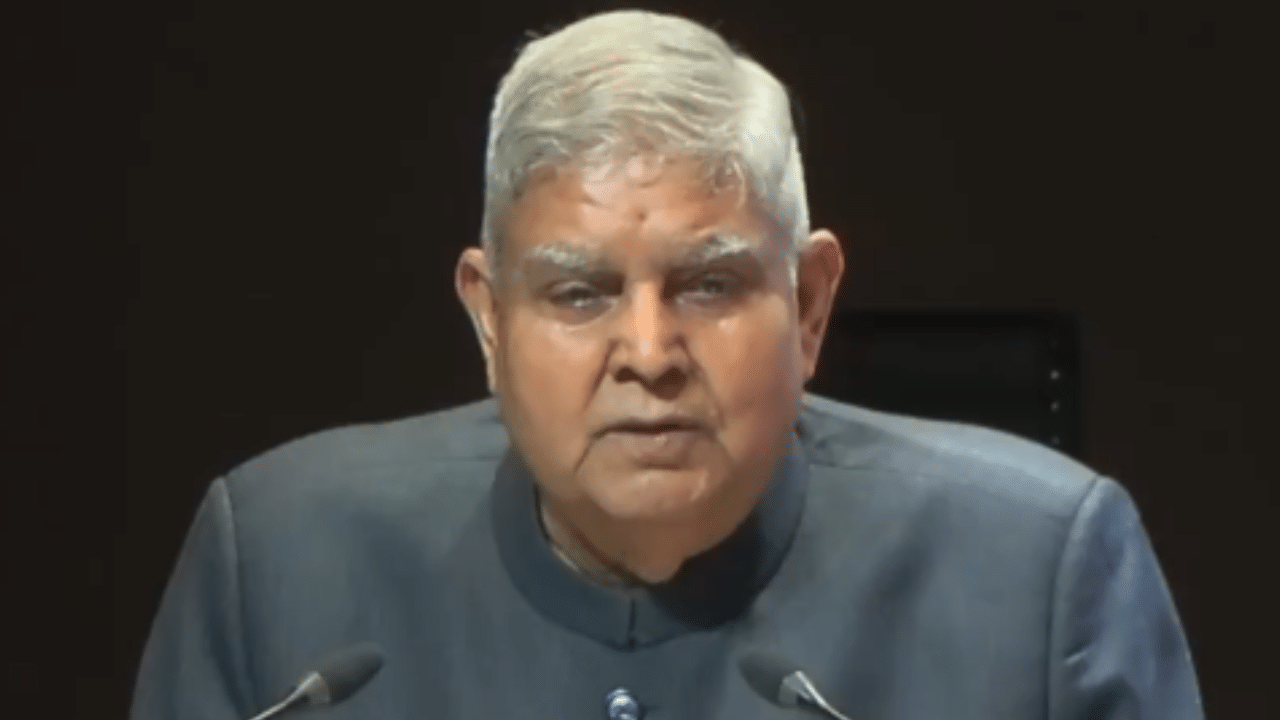 ‘I don’t work under pressure’: Vice-President Dhankhar calls for unity, calm in politics