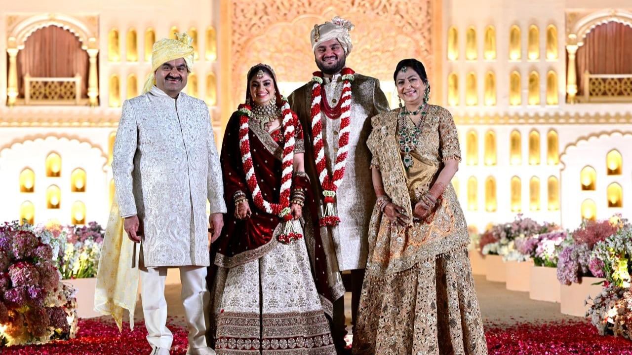 Jeet Adani ties the knot with Diva Jaimin Shah in a private ceremony in Ahmedabad Jeet Adani ties the knot with Diva Jaimin Shah in a private ceremony in Ahmedabad