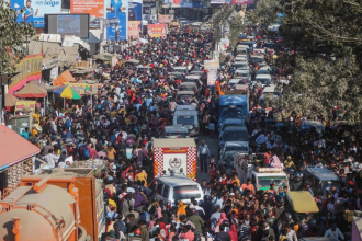 Maha Kumbh chaos: Vehicles stuck in 35 km long traffic jam in Prayagraj; several trains diverted