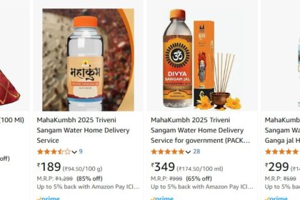 Online platforms promise home delivery of Maha Kumbh water at your doorsteps in 10 minutes