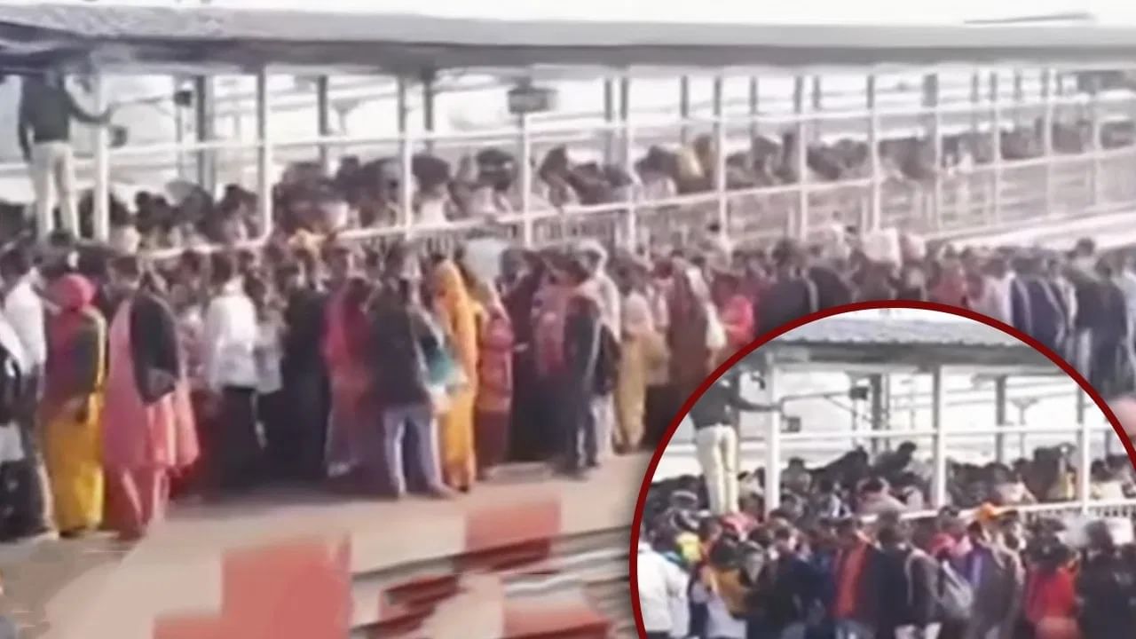 Maha Kumbh: Thousands stranded at Prayagraj railway station, devotees faint in scorching heat Maha Kumbh: Thousands stranded at Prayagraj railway station, devotees faint in scorching heat