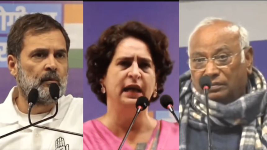 Rahul Gandhi slams Kejriwal over ‘polluted’ Yamuna water; Priyanka, Kharge criticize AAP and BJP