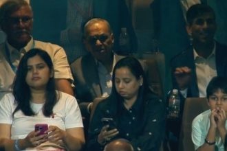 Rishi Sunak, Narayana Murthy attend T20 match between India and England in Mumbai