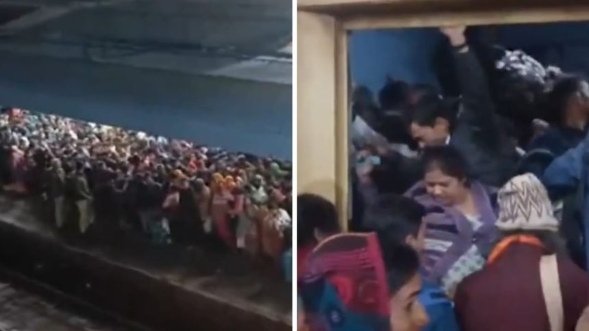 Videos capture panic at New Delhi railway station before deadly stampede