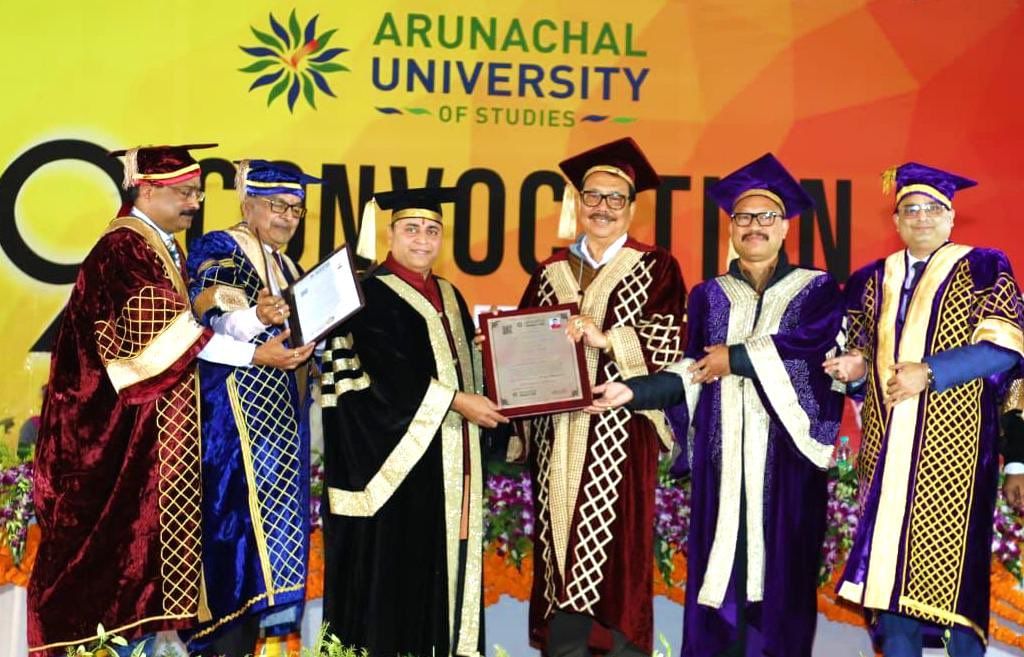 BJP leader Sunil Deodhar awarded honorary doctorate for social service contributions BJP leader Sunil Deodhar awarded honorary doctorate for social service contributions