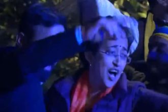 Delhi Chief Minister Atishi dances and celebrates Kalkaji victory, holds roadshow | Watch