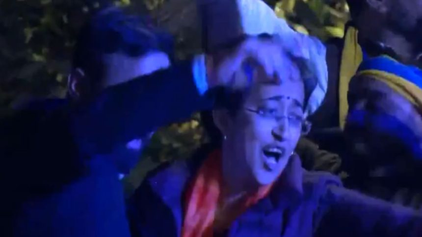 Delhi Chief Minister Atishi dances and celebrates Kalkaji victory, holds roadshow | Watch