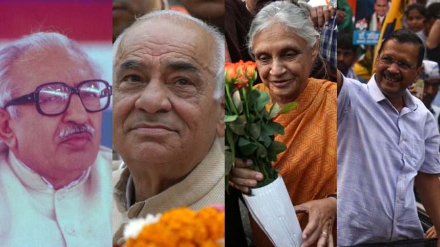 List of Chief Ministers of Delhi & Their Tenure Periods