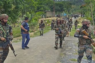 Manipur: Meitei group Arambai Tenggol surrenders firearms before security forces