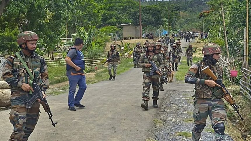 Manipur: Meitei group Arambai Tenggol surrenders firearms before security forces