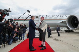 PM Modi departs for US after wrapping up France visit; Macron bids farewell