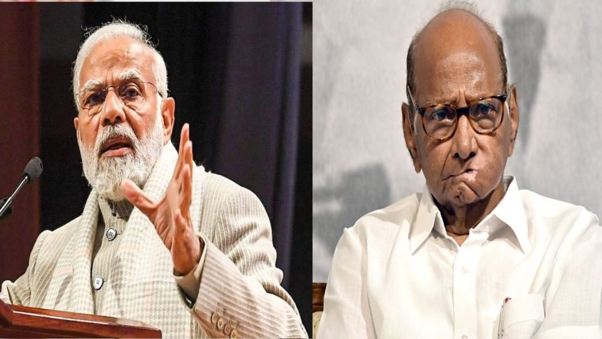 PM Modi’s special gesture to Pawar wins hearts at Marathi literary festival