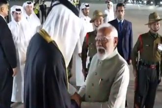 A rare gesture: PM Modi receives Amir of Qatar at airport