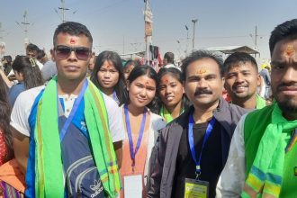 Thousands of tribal devotees take holy Amrit Snaan in grand procession at Maha Kumbh
