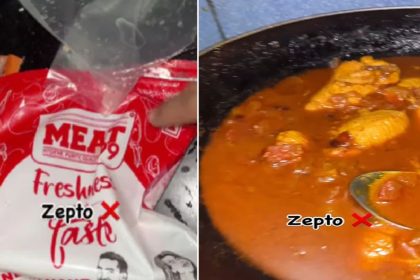 Man orders chicken from Zepto, finds worms while cooking it | VIDEO