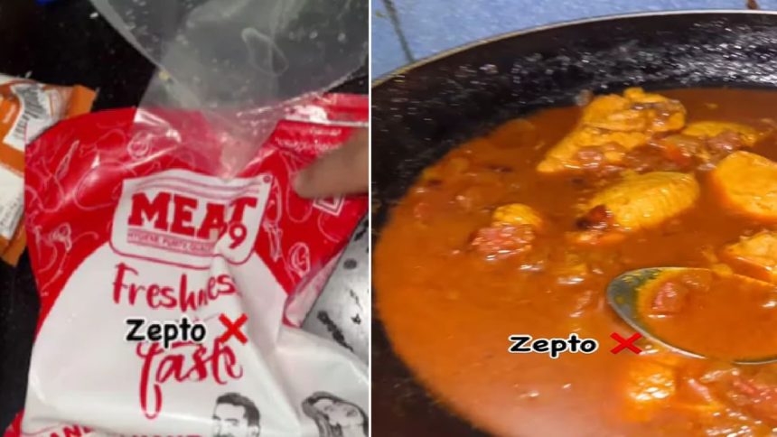 Man orders chicken from Zepto, finds worms while cooking it | VIDEO