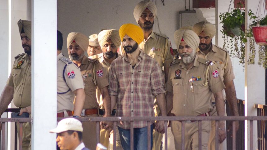 Seven aides of jailed Amritpal Singh brought back to Punjab, remanded to police custody