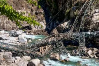Landslide in Uttarakhand’s Chamoli kills one, damages Hemkund Sahib bridge, and cuts off villages