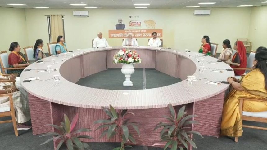 PM Modi holds boardroom-style interaction with Lakhpati Didis in Navsari