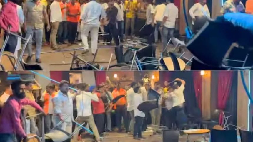 Sena workers ransack hotel where stand-up comedian Kunal Kamra’s show with Shinde jibe was shot