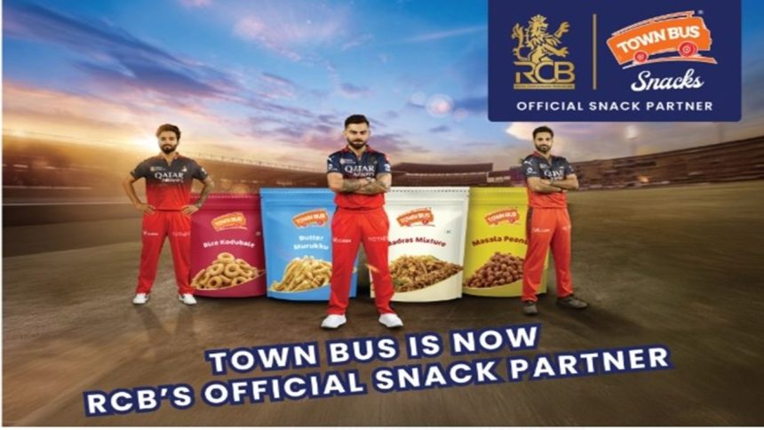 TownBus joins hands with Royal Challengers Bengaluru as official snacking partner for T20 2025