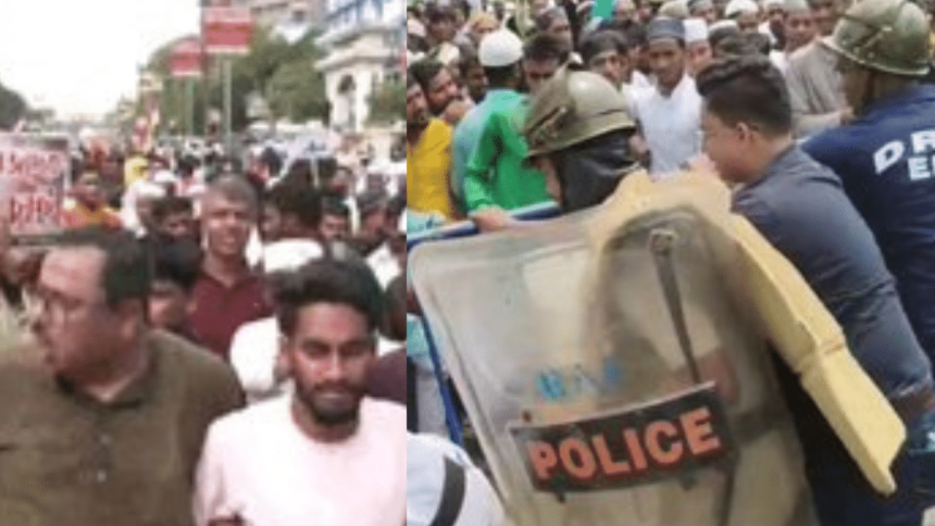 Bengal violence: ISF demands repeal of (Waqf Amendment Act), supporters clash with Kolkata police