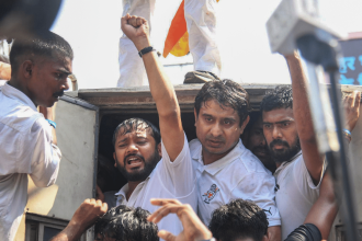 Congress leader Kanhaiya Kumar detained in Patna, leading protest to CM house