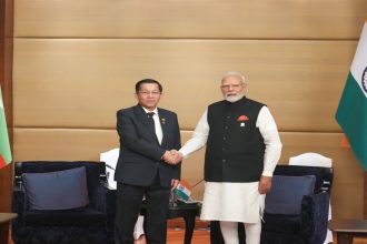 PM Narendra Modi meets head of Myanmar’s military government