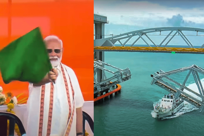 PM Modi inaugurates India’s first vertical lift sea bridge in Tamil Nadu’s Rameswaram